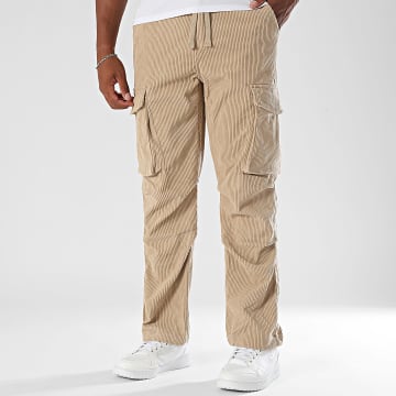 MTX - Pantalon Cargo Velour Côtelé 010 Beige