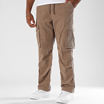 MTX - Pantalon Cargo Velour Côtelé 010 Beige Foncé