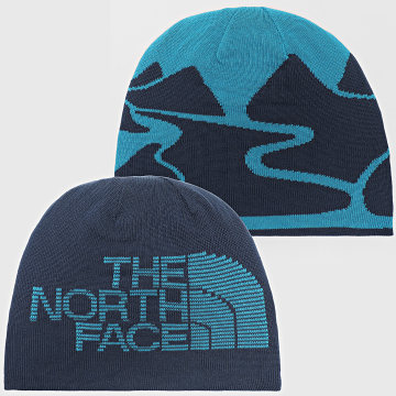 The North Face - Highline Reversible Beanie A7WLA Navy Light Blue