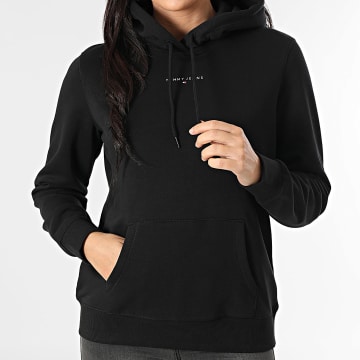 Tommy Jeans - Sweat Capuche Femme Linear 1963 Noir