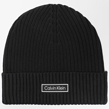 Calvin Klein - Beanie Patch Chunky Rib 053G Black