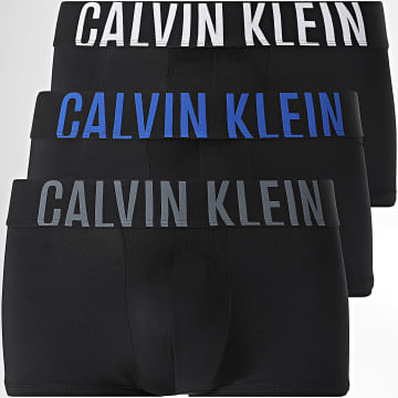 Calvin Klein - Juego De 3 Boxers NB3611A Negro Gris Azul Real Blanco