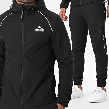 Helvetica - Chándal negro Wells