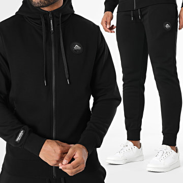 Helvetica - Chándal negro Borgia