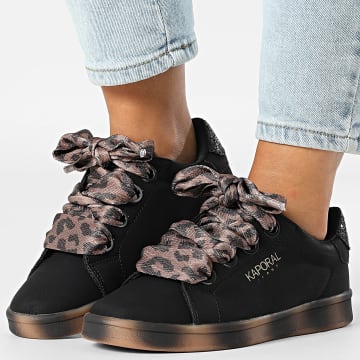 Kaporal - Baskets Femme Severina C400448 Black Leopard