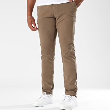 MTX - Pantalon Chino Slim 233 Beige Foncé