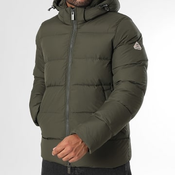 Pyrenex - Plumífero con capucha Spoutnic Mini Ripstop Verde Caqui