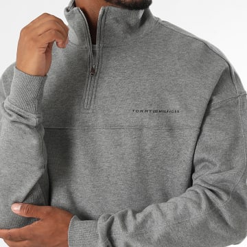 Tommy Hilfiger - Sudadera con cremallera 3626 Gris jaspeado