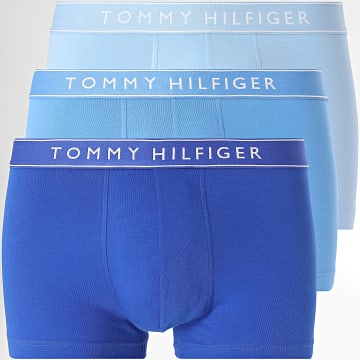 Tommy Hilfiger - Lot De 3 Boxers Everyday Essentials 3520 Bleu Roi Bleu Clair