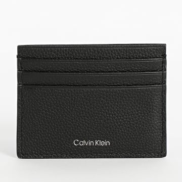 Calvin Klein - Estuche para tarjetas Foil Emboss 060G Negro