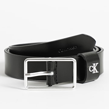 Calvin Klein - Cinturón cuadrado 050G Negro