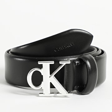 Calvin Klein - Cinturón Fijo 054G Mujer Negro