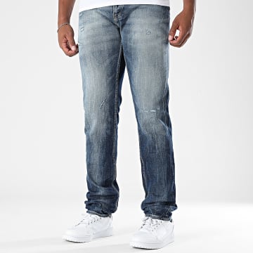 Le Temps Des Cerises - Adjustierte Jeans 711 Blau Denim