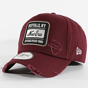 New Era - Casquette Patch Wash Eframe 60691085 Bordeaux