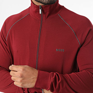 BOSS - Sudadera con cremallera Mix And Match 50515307 Burdeos