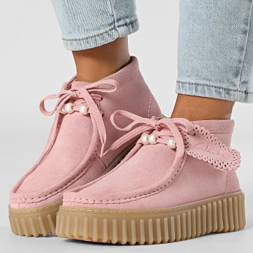 Clarks - Zapatos Torhill Moss Dusty Rose Suede Mujer