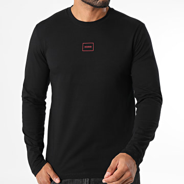 HUGO - Camiseta de manga larga Lenn 50549167 Negro