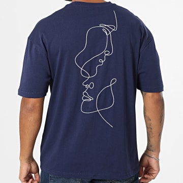 Classic Series - Camiseta oversize grande 577 Azul marino