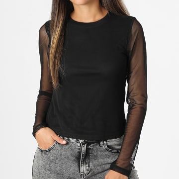 Only - Top Manches Longues Femme Nova Noir