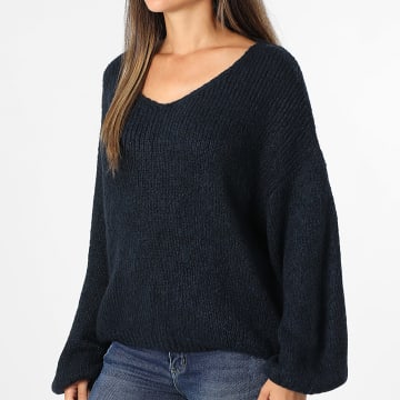 Only - Pull Femme Dinea Bleu Marine