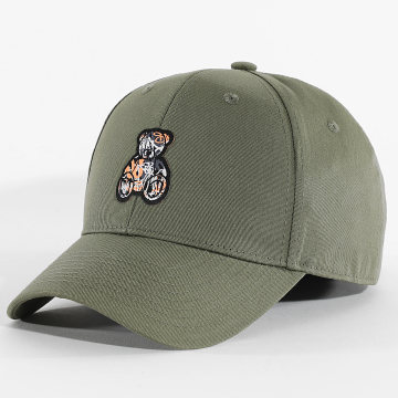 Teddy Yacht Club - Casquette Art Series Orange Vert Kaki