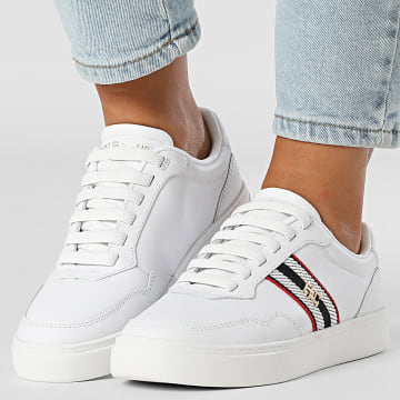 Tommy Hilfiger - Baskets Femme Webbing Cupsole 9001 White