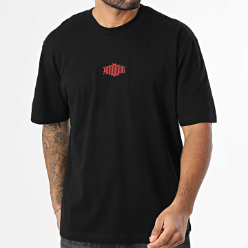 Vald - Tee Shirt Oversize Pandemonium Noir Rouge