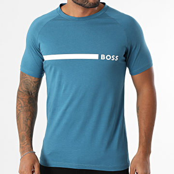 BOSS - Slim T-shirt 50517970 Eend Blauw