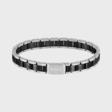 BOSS - Armband 1580665 Zilver Zwart