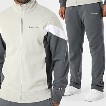 Champion - Ensemble De Survetement 221788 Beige Gris Anthracite