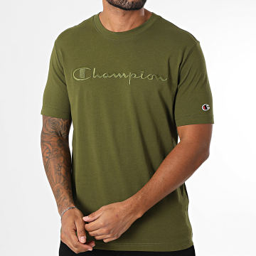 Champion - Tee Shirt 220273 Vert Kaki