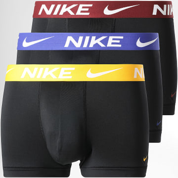 Nike - 3-pack Essential Micro Boxers KE1156 Zwart Geel Koningsblauw Bordeaux