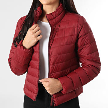 Only - Chaqueta con cremallera Tahia Burdeos para mujer