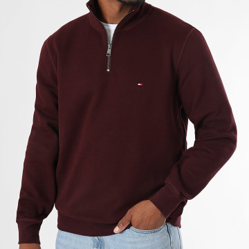 Tommy Hilfiger - Sudadera con cremallera Essential 7233 Burdeos