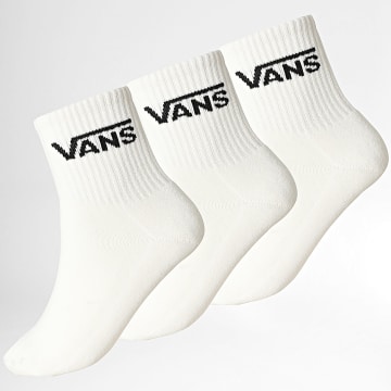 Vans - Lote de 3 pares de calcetines blancos 00QBW