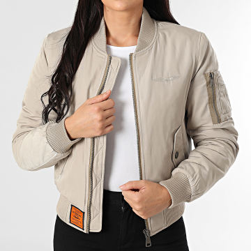 Bombers Original - Bomber Original Beige para mujer