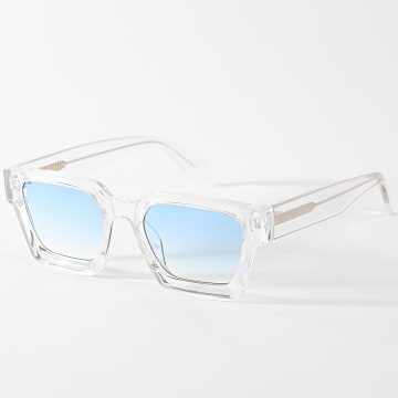 Classic Series - Lunettes De Soleil 641 Transparent Bleu Dégradé