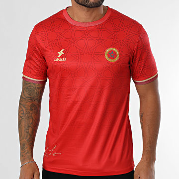 DKALI - Maglia da calcio rossa del Marocco