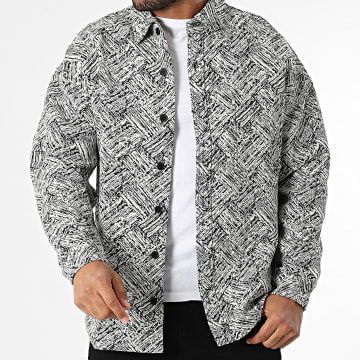 Frilivin - Camicia over 802 Nero Bianco