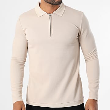 Frilivin - Polo a maniche lunghe 230 Beige chiaro