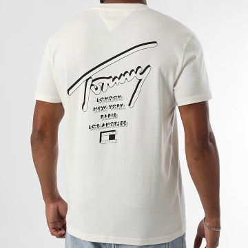 Tommy Jeans - Tee Shirt Sign City 2120 Beige Clair