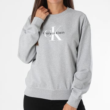 Calvin Klein - Sweat Crewneck Femme 7B234 Gris Chiné
