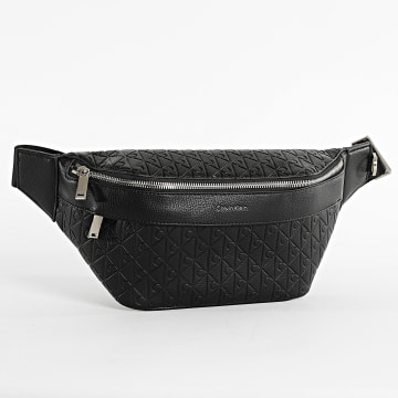 Calvin Klein - Emblema Emboss D3205 Bolso Banana Negro