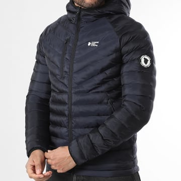 Comme Des Loups - Doudoune Capuche Milano Bleu Marine