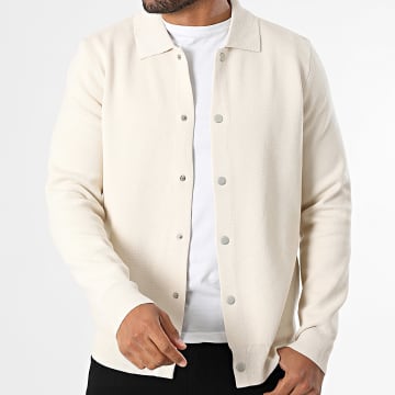 Frilivin - Strickjacke mit Knöpfen 172 Hellbeige