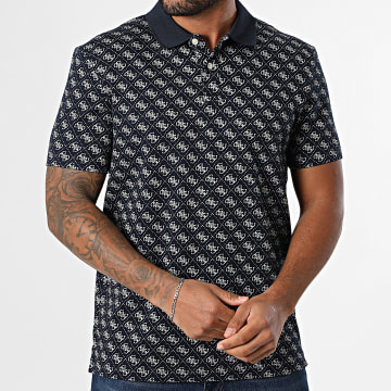 Guess - Polo manica corta M5BP09-K0911 blu navy
