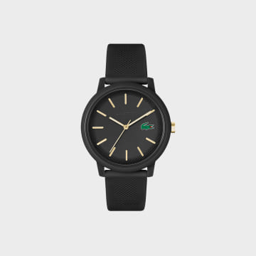 Lacoste - Montre Logo Crocodile 12.12 Noir