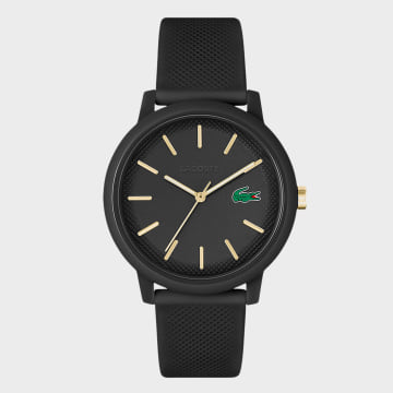 Lacoste - Orologio Logo Coccodrillo 12.12 Nero