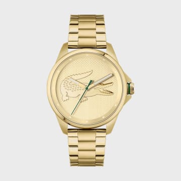 Lacoste - Montre Le Croc Logo Crocodile Doré