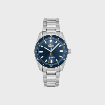 Lacoste - Orologio Boston Argento Blu Navy